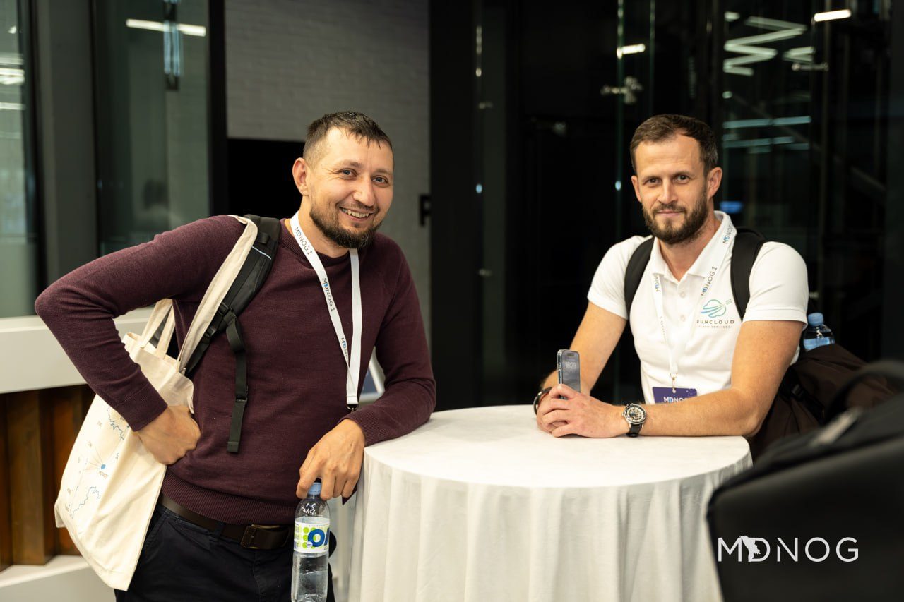 The RunCloud.AI team at MDNOG 1, Chișinău